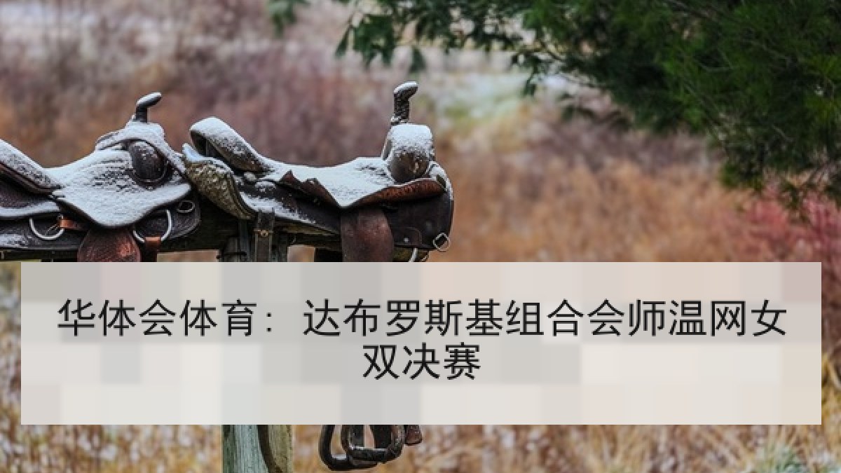 华体会体育: 达布罗斯基组合会师温网女双决赛